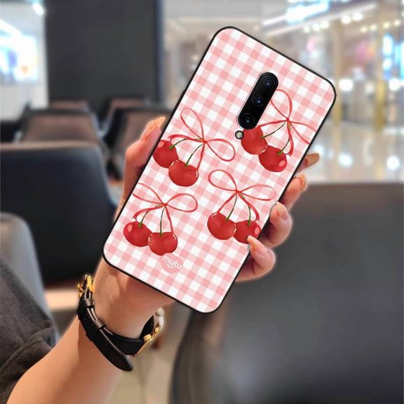 LYM-Phone Case For OnePlus 7 Pro/1+7 Pro, Protective Phone Pouch Back Cover Durable Soft case Fashion Design TPU Dirt-resistant Waterproof Anti-dust Anti-knock Silicone Shockproof Cute