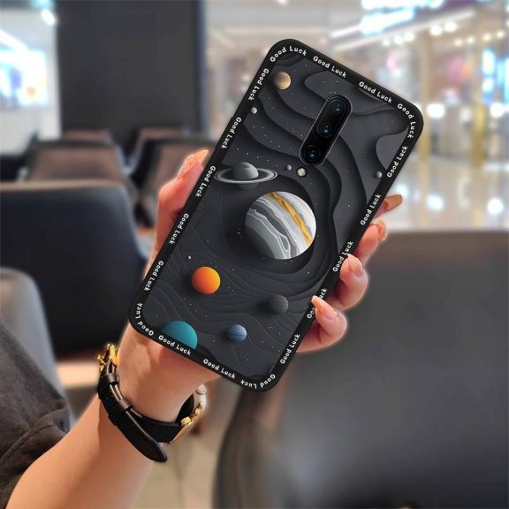 LYM-Phone Case For OnePlus 7 Pro/1+7 Pro, TPU Waterproof Cover Durable protective Fashion Design Anti-knock Anti-dust Silicone Cartoon Shockproof Dirt-resistant Full wrap Soft case Cute