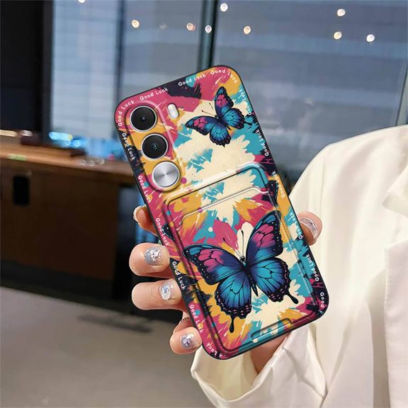 LYM-Phone Case For Realme C100i 4G/C100X 4G, Anti-dust Anti-knock protective Fashion Design Durable Soft case Dirt-resistant Waterproof Card bag Graffiti Silicone Cover Cute TPU Cartoon