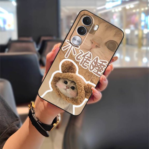 LYM-Phone Case For Realme C100i 4G/C100X 4G, Cartoon Protective Couple Anti-knock Waterproof Durable Cute Soft case Graffiti Dirt-resistant Phone Pouch TPU Fashion Design Anti-dust