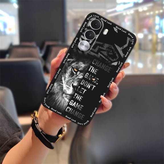 LYM-Phone Case For Realme C100i 4G/C100X 4G, Cute Dirt-resistant Soft case Graffiti Silicone Anti-dust Fashion Design Durable Back Cover Phone Protector TPU Shockproof Cartoon Anti-knock