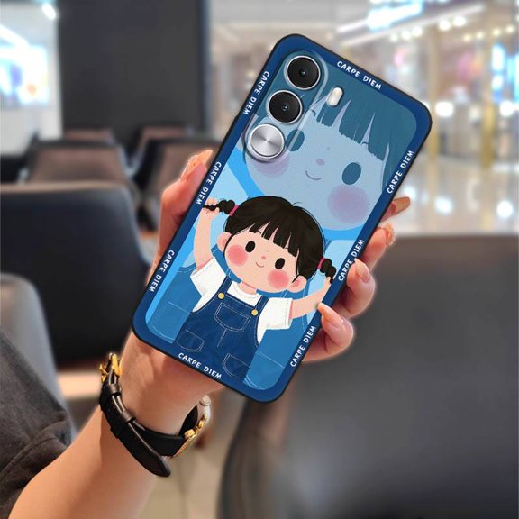 LYM-Phone Case For Realme C100i 4G/C100X 4G, Durable Cartoon Cute Anti-dust Shockproof Full wrap Protective Fashion Design Anti-knock Graffiti Waterproof Phone Pouch TPU Silicone