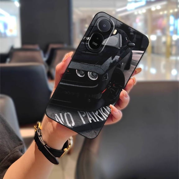 LYM-Phone Case For Redmi A7 Pro Global/4G/5G/Poco C85X, Dirt-resistant Waterproof Soft case Shockproof Fashion Design Protective Durable Anti-knock Back Cover Graffiti Phone Pouch TPU