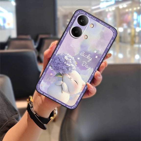 LYM-Phone Case For Redmi Turbo5 Max/Xiaomi Poco X8Pro Max, Animals Dirt-resistant Graffiti Fashion Design Anti-dust TPU Shockproof Cartoon Phone Pouch Full wrap Waterproof Silicone Cute