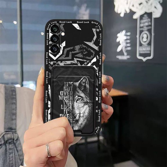 LYM-Phone Case For Samsung Galaxy A25 5G/SM-A256E/B/U, Card slot Full wrap Waterproof Dirt-resistant Anti-dust Soft case protective Anti-knock Cute Back Cover Fashion Design Cartoon TPU