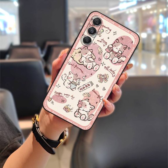 LYM-Phone Case For Samsung Galaxy A35 5G Global, Phone Pouch Anti-dust Protective Fashion Design Cartoon Durable Shockproof Cute Back Cover TPU Full wrap Anti-knock Silicone Animals