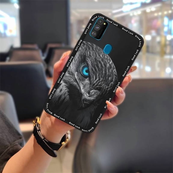 LYM-Phone Case For Samsung Galaxy M30S/SM-M307FD/M21, Durable Dirt-resistant Back Cover Cover TPU Anti-dust Silicone Soft case Anti-knock Cute Cartoon Shockproof Waterproof Full wrap