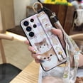 thumbnail image 1 of LYM-Phone Case For Samsung Galaxy S25 Ultra, Cartoon Dirt-resistant Durable Shockproof Soft case Lanyard Ring Protective Phone Holder Kickstand Wrist Strap Waterproof Wristband Anti-dust, 1 of 9