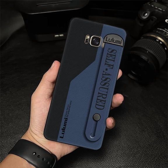 LYM-Phone Case For Samsung Galaxy S8/SM-G9500, Waterproof Dirt-resistant Soft case Simple Phone Holder Kickstand Wrist Strap Plain color Shockproof Fashion Design Anti-dust Silicone