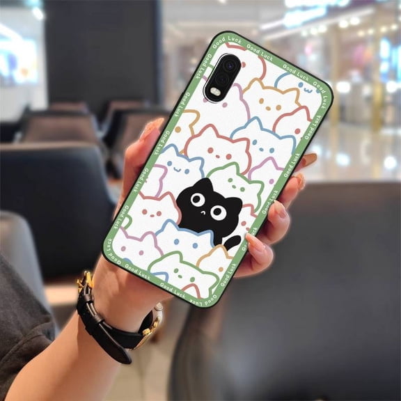LYM-Phone Case For Samsung Galaxy Xcover Pro, Dirt-resistant Back Cover Shockproof Fashion Design Waterproof Graffiti Durable Anti-knock Anti-dust Silicone Protective Cartoon Cute TPU