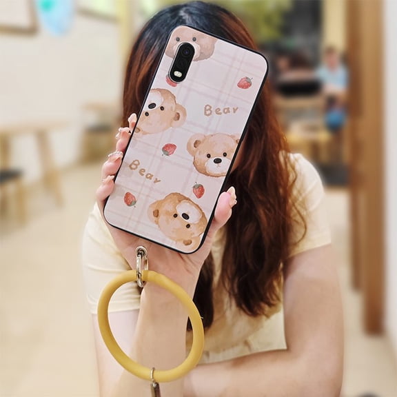 LYM-Phone Case For Samsung Galaxy Xcover Pro, Youth Personality Funny Waterproof Soft Case Cartoon heat dissipation Bracelet Cute Anti-knock Solid Color Creative Dirt-resistant Ring
