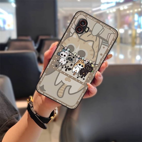 LYM-Phone Case For Samsung Galaxy Xcover6 Pro/SM-G736U/B, Anti-knock Graffiti Protective Silicone Soft case Waterproof Full wrap Fashion Design Back Cover Durable Anti-dust Shockproof