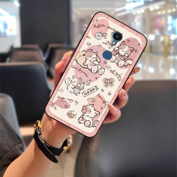 LYM-Phone Case For Sharp Rouvo V, Durable Shockproof Graffiti Anti-knock Phone Pouch TPU Full wrap Soft case Animals Protective Silicone Dirt-resistant Cute Fashion Design Back Cover