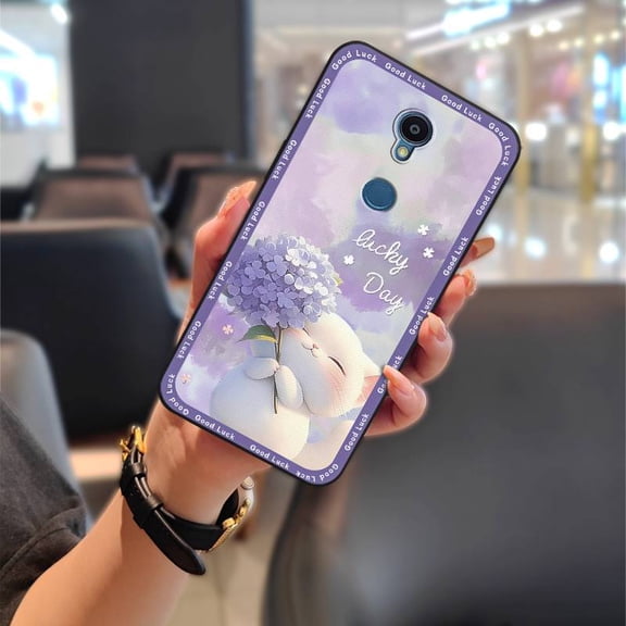 LYM-Phone Case For Sharp Rouvo V, Waterproof Dirt-resistant Anti-dust Animals Shockproof Cartoon TPU Anti-knock Fashion Design Back Cover Durable Graffiti Cute Silicone Protective