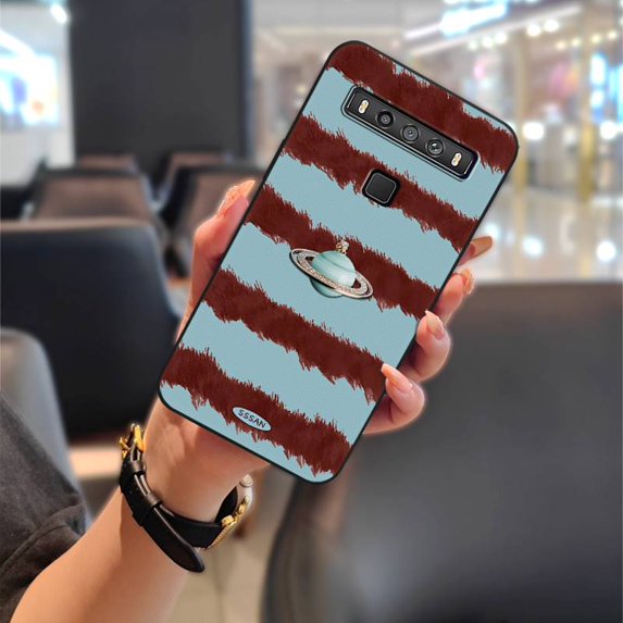 LYM-Phone Case For TCL 10 5G UW, Cute Waterproof Back Cover Fashion Design Graffiti Dirt-resistant Shockproof Phone Pouch Durable Full wrap Cartoon TPU oil painting Silicone Soft case