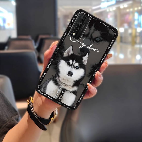 LYM-Phone Case For TCL 20 XE, Durable Cute Protective Waterproof Fashion Design Graffiti Shockproof Anti-knock Soft case Cartoon Dirt-resistant Silicone Full wrap TPU Back Cover