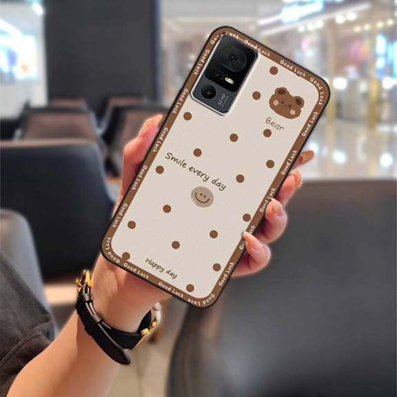 LYM-Phone Case For TCL 40XL/40T/T608D/Lively Jitterbug Smart4, Animals Protective Soft case Fashion Design Cute Phone Pouch Dirt-resistant Full wrap Anti-knock Shockproof Durable TPU