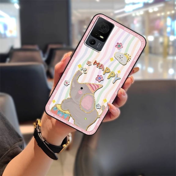 LYM-Phone Case For TCL 40XL/40T/T608D/Lively Jitterbug Smart4, Anti-dust Cartoon TPU Shockproof Phone Pouch Soft case Waterproof Anti-knock Full wrap Silicone Durable Fashion Design Cute