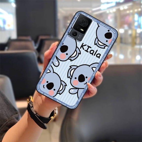 LYM-Phone Case For TCL 40XL/40T/T608D/Lively Jitterbug Smart4, Soft case Durable Graffiti Shockproof Dirt-resistant Silicone Protective Anti-dust Full wrap Back Cover TPU Cartoon Cute