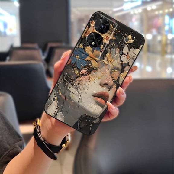 LYM-Phone Case For TCL 50 5G/50XE 5G/50XE NXTPAPER 5G, Oil Painting Shockproof Graffiti Fashion Design Anti-knock Anti-dust Back Cover Full wrap Cute Phone Pouch Durable Dirt-resistant