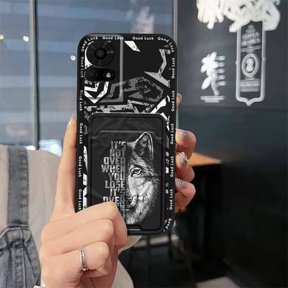 LYM-Phone Case For TCL 50LE/T510SPP/K23/K24, Dirt-resistant Back Cover Shockproof Silicone Cute Anti-dust Card slot Fashion Design Soft case Durable Cartoon Graffiti Full wrap Waterproof