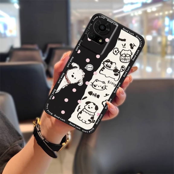 LYM-Phone Case For TCL 50LE/T510SPP/K23/K24, Dirt-resistant Soft case Shockproof TPU Back Cover Graffiti Protective Anti-knock Anti-dust Silicone Waterproof Fashion Design Cartoon Cute