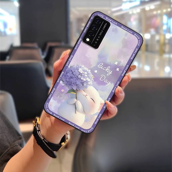 LYM-Phone Case For TCL T-Mobile Revvl V+ 5G/Revvl V Plus 5G, Waterproof Cute Protective Anti-dust Back Cover Graffiti Phone Pouch Animals TPU Shockproof Dirt-resistant Anti-knock Durable