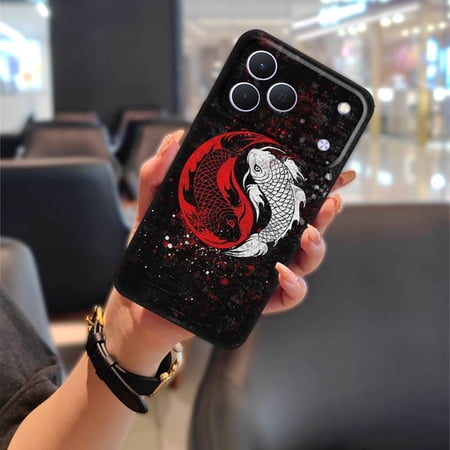 LYM-Phone Case For Tecno Spark50 4G/KN4, Graffiti Silicone Fashion Design Cartoon Phone Pouch Protective Anti-knock TPU Dirt-resistant Anti-dust Soft case Waterproof Durable Cute