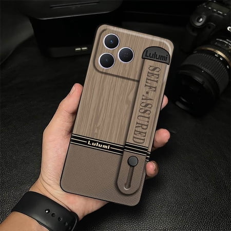 LYM-Phone Case For Tecno Spark50 4G/KN4, Silicone Kickstand Waterproof Soft case Personality Nature Simple Anti-dust Fashion Design Back Cover Masculine Anti-knock Wrist Strap Protective