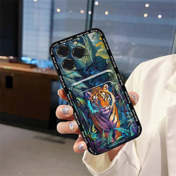 LYM-Phone Case For Ulefone Note20 Pro/Meizu Note21, Waterproof Back Cover Card bag protective Durable TPU Full wrap Fashion Design Cover Shockproof Cartoon Silicone Anti-dust Card slot