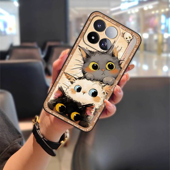 LYM-Phone Case For Xiaomi 17 Max, Back Cover Silicone Phone Pouch Waterproof Durable Dirt-resistant Anti-knock Cute Soft case Shockproof Fashion Design TPU Full wrap Cartoon Protective