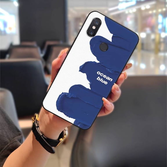 LYM-Phone Case For Xiaomi Mi 8, Cute Waterproof Fashion Design Back Cover Soft case Durable Graffiti Cartoon Anti-knock Shockproof Protective Phone Pouch Silicone Full wrap TPU Anti-dust