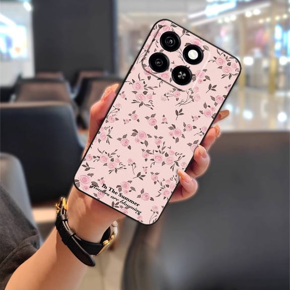 LYM-Phone Case For ZTE Blade A35/A55, Shockproof Fashion Design Waterproof Anti-knock Full wrap Durable Cartoon Phone Pouch Dirt-resistant Back Cover oil painting Protective Cute TPU