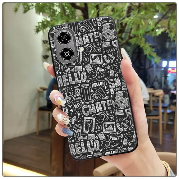LYM-Phone Case For ZTE Blade A36E, Back Cover Shockproof protective Durable Silicone Waterproof Soft case Cute TPU Anti-dust Full wrap Cover Dirt-resistant Anti-knock Fashion Design