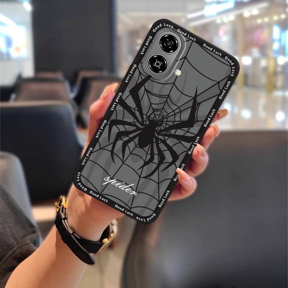 LYM-Phone Case For ZTE Blade A36E, Dirt-resistant TPU Soft case Phone Pouch Cartoon Durable Protective Graffiti Cute Anti-knock Shockproof Waterproof Anti-dust Silicone Full wrap