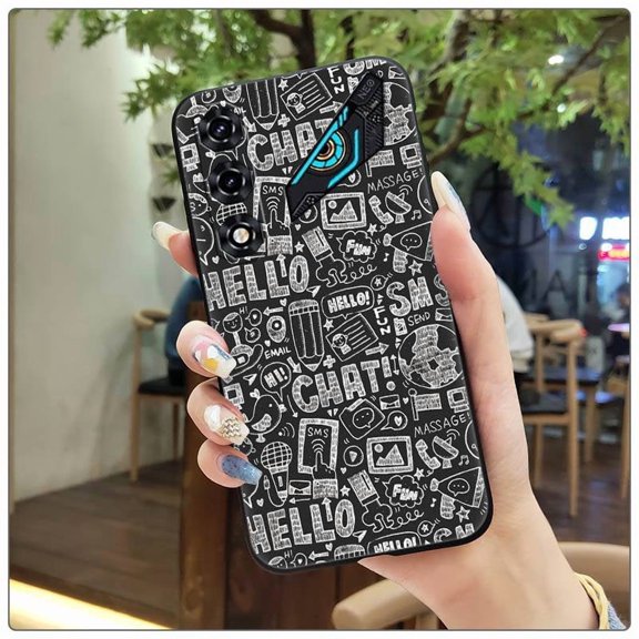 LYM-Phone Case For ZTE Nubia Neo5 5G, Anti-dust Soft case Fashion Design Full wrap Shockproof Cover Anti-knock Back Cover protective Cartoon Durable Cute TPU Silicone Waterproof