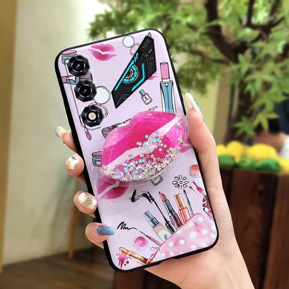LYM-Phone Case For ZTE Nubia Neo5 5G, Durable Anti-knock protective Kickstand Soft Case Rotatable stand Simplicity TPU Phone Lens Protection Skin feel silicone Back Cover Dirt-resistant