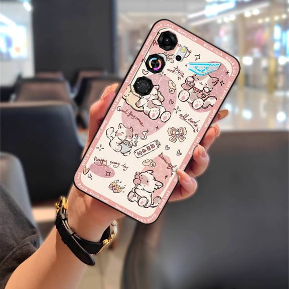 LYM-Phone Case For ZTE Nubia Neo5 GT, Cartoon Soft case Shockproof Durable Animals Anti-knock Silicone Dirt-resistant Graffiti Cute Back Cover Full wrap Waterproof TPU Protective