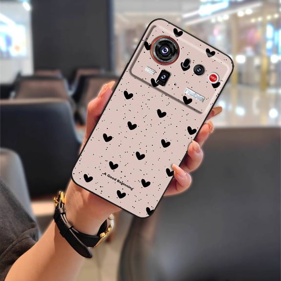 LYM-Phone Case For ZTE Nubia Z80 Ultra/Z2577, Anti-dust Silicone Durable Shockproof TPU Soft case Dirt-resistant Graffiti Animals Protective Fashion Design Anti-knock Full wrap Cartoon
