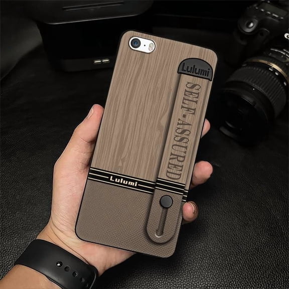 LYM-Phone Case For iphone 5/5S/SE/ip5/ip5S/ipSE, Commerce Simple Soft case Kickstand Wrist Strap Phone Holder Durable Masculine Shockproof Anti-knock Silicone Waterproof Wristband Nature