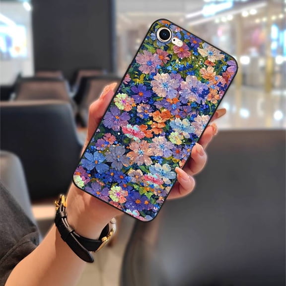 LYM-Phone Case For iphone 7/8/SE 2020/2022/SE2/SE3/ip7/ip8, Anti-knock Durable Full wrap Graffiti TPU Shockproof Waterproof Protective Dirt-resistant Phone Pouch Soft case Back Cover