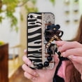 thumbnail image 1 of LYM-Phone Case For iphone 7/8/iphone SE 2020/SE2, silicone Black pearl pendant soft case Simplicity Back Cover cute Bear bracelet Waterproof Anti-knock protective case Cartoon, 1 of 9
