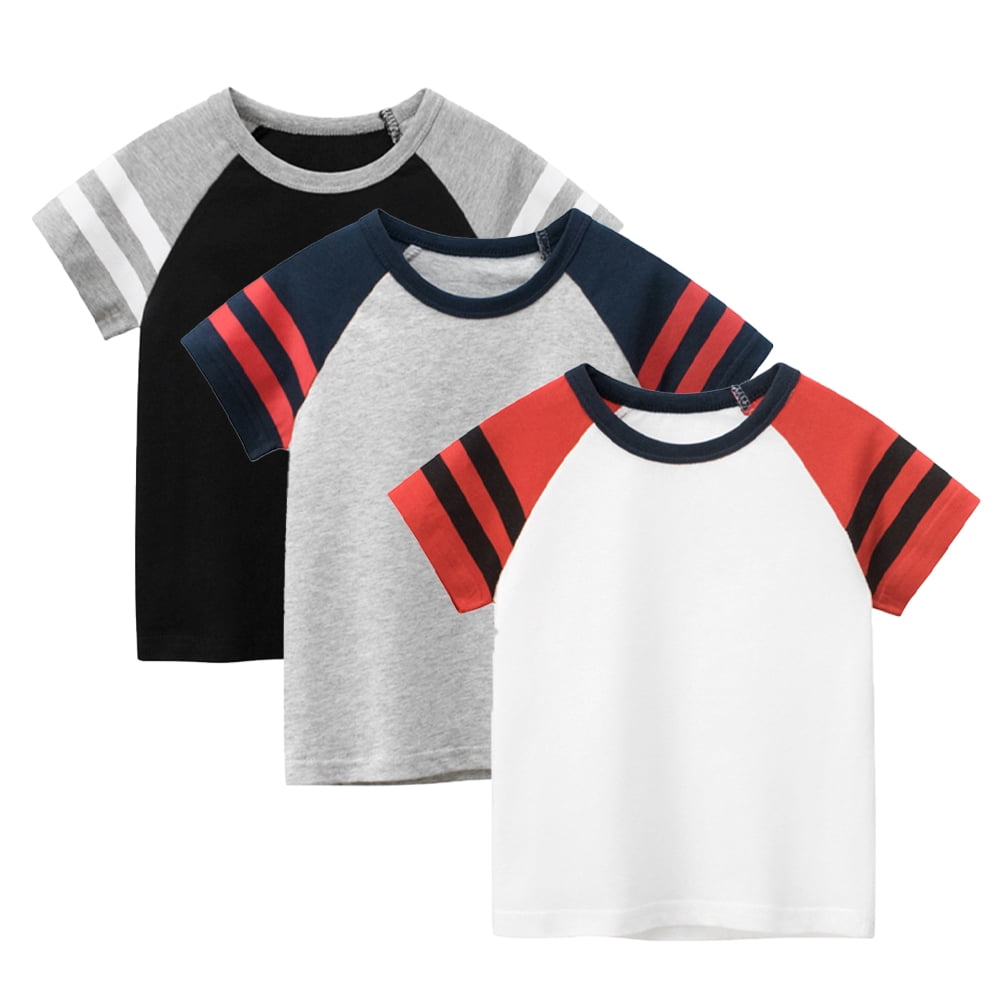 Boys Yellow Cotton Plain T-Shirt Summer Casual Lightweight Tee main image 1