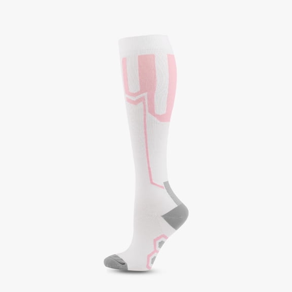 LYMAYTER 1 pairs Compression Socks for Men Women Graduated Support Recovery Running Travel‌ S-XL