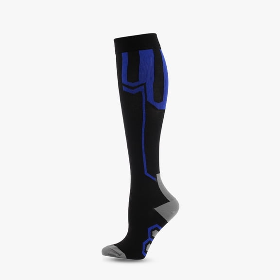 LYMAYTER 1 pairs Compression Socks for Men Women Graduated Support Recovery Running Travel‌ S-XL