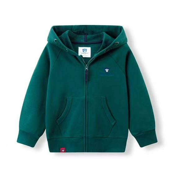 LYMAYTER 3-12 Y Boys Cotton Jacket for Kids Baby Long Sleeve Warm Outerwear Toddler Hoodie Fall Winter Cardigan Coat