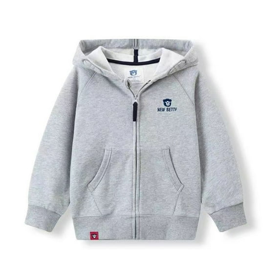 LYMAYTER 3-12 Y Boys Cotton Jacket for Kids Baby Long Sleeve Warm Outerwear Toddler Hoodie Fall Winter Cardigan Coat