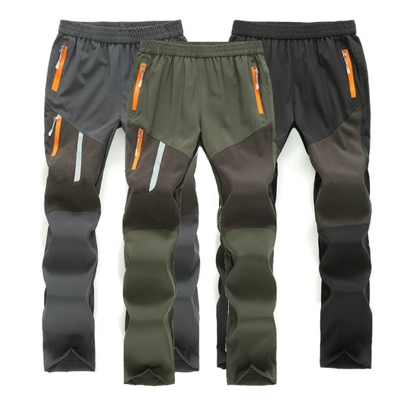 LYMAYTER 3-13T Kids Boys Cargo Pants Spring Fall Casual Outdoor Quick Dry Waterproof Hiking Climbing Convertible Trousers Toddler Lightweight Pull on Cargo Trousers