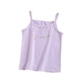 thumbnail image 1 of LYMAYTER 3-8 T Girls Cotton Tank Undershirts for Kids Toddler Lace Soft Spaghetti Strap Bottoming Shirt (Multipack), 1 of 10