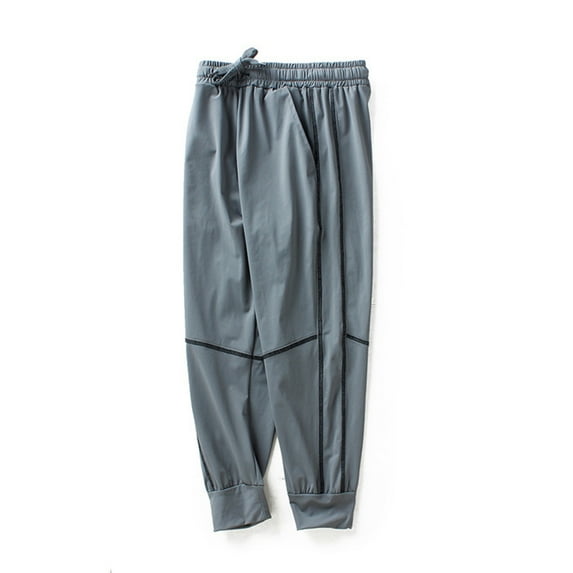 LYMAYTER 5-14T Kids Toddler Boy's Summers Jogger Youth Casual Sweatpants Silk Quick-Drying Pants with Pockets